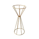 70 CM/50 CM Blumenvasen Gold/Weiß Blumenständer Metall Road Lead Hochzeit Herzstück Blumen Rack Für Event Party Dekoration