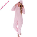 Winter Warme Pyjamas Frauen Onesies Flauschige Fleece Overalls Nachtwäsche Overall Plus Size Hood Sets Pyjamas Onesie Für Frauen Erwachsene