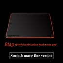 Smooth Hard Mouse Pad Matte Resin Polymer Silicone Bottom Plastic Large Size Gaming Mousepad No Smell Mouse Mat for Gamer