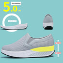 Frühling Damen Swing Schuhe Mesh Frau Loafer Flache Plattformen Damenschuh Lässige Keile Damenschuhe Höhe Erhöhende Schuhe