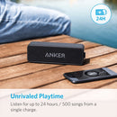 Anker Soundcore 2 Tragbarer kabelloser Bluetooth-Lautsprecher Besserer Bass 24-Stunden-Spielzeit 66ft Bluetooth-Reichweite IPX7-Wasserbeständigkeit