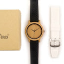 BOBO BIRD, relojes de moda para hombre, relojes de pulsera de madera de bambú de estilo Simple, correa de silicona suave, banda Extra como regalo, superventas