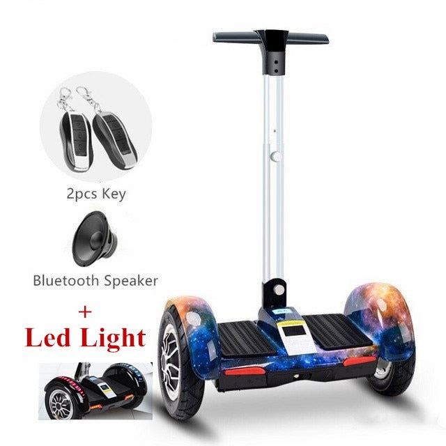 Hoverboard 10 Zoll 2 Räder Smart Balance Scooter Schwebebrett Stehendes intelligentes Rad Motorisierter großer Reifen für Erwachsene UL2272 Authentifizieren