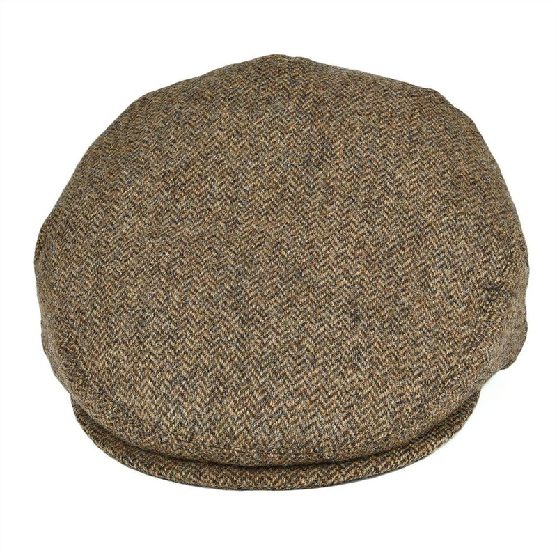 BOTVELA Schiebermütze aus 100 % Wolle für Herren und Damen Scally Caps mit Fischgrätenmuster Ballonmütze Khaki Ivy Hat Cabbies Driver Beret Boina 002