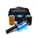 XCMAN Ski Roto Brush Kit Roto Brush Controller Griff mit allen 3 Bürsten: Nylon, Rosshaar, Messing/Kork