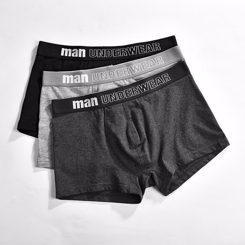 Men Underwear Boxer Cotton Man Short Breathable Solid Mens Flexible Shorts Boxers Male Underpants