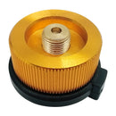 Outdoor-Gasherd Campingkocher Propan-Nachfülladapter Brenner LPG-Flachzylindertank Koppler Behälteradapter Sparen Sie Metallrohr