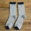 2021 Herbst Winter neue hochwertige Bio-Baumwolle Harajuku glückliche Männer Socken Kompressionssocken Herren Business Kleid lange Socke Geschenk
