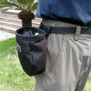 Kreidetasche zum Klettern mit Gürtel und Reißverschlusstasche für Fitness, Fitnessstudio, Gewichtheben, Jagd, Bouldern, Magnesia-Sack, schwarze Farbe