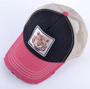 Hysteresenhut Hip Hop Trucker Hüte für Männer Atmungsaktives Mesh Knochen Sommer Tiger Baseball Caps Frauen Patch Drake Casquette Gorras Hombre