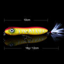 Qxo Köder Wobbler Popper Köder Winter Ring Angeln Octopus Minnow Whopper Plopper Vobler Wobbler Für Trolling Surface Wobler