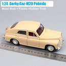 Road Signature 1:24 Scale Russia Soviet Union Gorky Gaz M20 Pobeda Gaz-M20 Cars Sedan Diecast Vehicles Model Toys Gifts Yatming