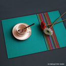 Home Decorative Table Mats PVC 45x30CM Table Placement Fashion Table Placemat Stain-resistant Table Pad Place Mat Set of 4PCS