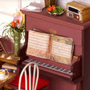 Robotime Art Dollhouse DIY Miniaturhaus-Kits Mini-Puppenhaus mit Möbeln Simon's Coffee Toys for Children Girl's Gift DG109