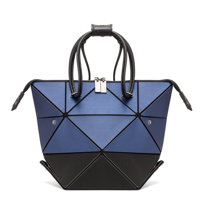 New Fashion Luminous Bao Bag Womens Geometry Handbag Casual Female Matte Folding Tote Bags Women Diamond Crossbody Shoulder Bag
