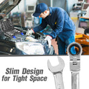 PROSTORMER 14-teiliges Schlüssel-Set Multitool-Ratschenschlüssel-Set Handwerkzeugschlüssel-Set Universalschlüssel-Werkzeug Autoreparaturwerkzeuge