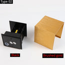 6W/10W LED Wall Lamp Indoor Bedroom Decoration Wall Light Outdoor Garden Lamp Waterproof IP65 Aluminum Brushed Gold/Silver/Brown