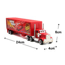 Set Disney Pixar Car 3 Lightning McQueen Jackson Storm Mack Uncle Truck 1:55 Diecast Metal Car Model Toy Boy Weihnachtsgeschenk