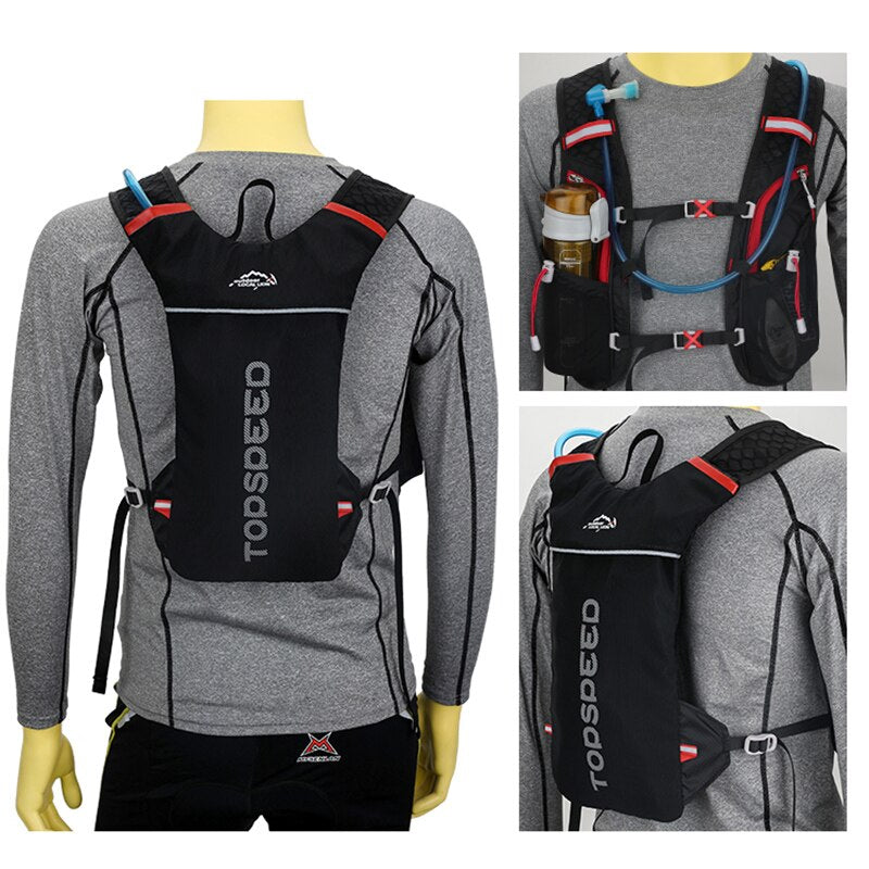 LOCAL LION 5L Running Hydration Backpack Women Men Jogging Sport Backpack ,Trail Running Marathon Bag