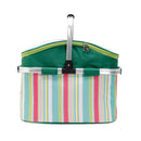 26L Oxford Einkaufskorb Kühltaschen Faltbare Handtasche für Wein, Lebensmittel, Obst, Frischhalten, Lunchpaket für Frauen, Kinder, Picknicktaschen