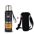 UPORS, termo de acero inoxidable de gran capacidad, termo portátil al vacío, vaso aislado con botella térmica de cuerda, 500/700/1000/1500ml