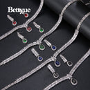 Bettyue Charming Fashion Elegance Kubikzircon Multicolor Europa und Amerika Stil Großhandel Schmuck Sets Frauen edle Verzierung