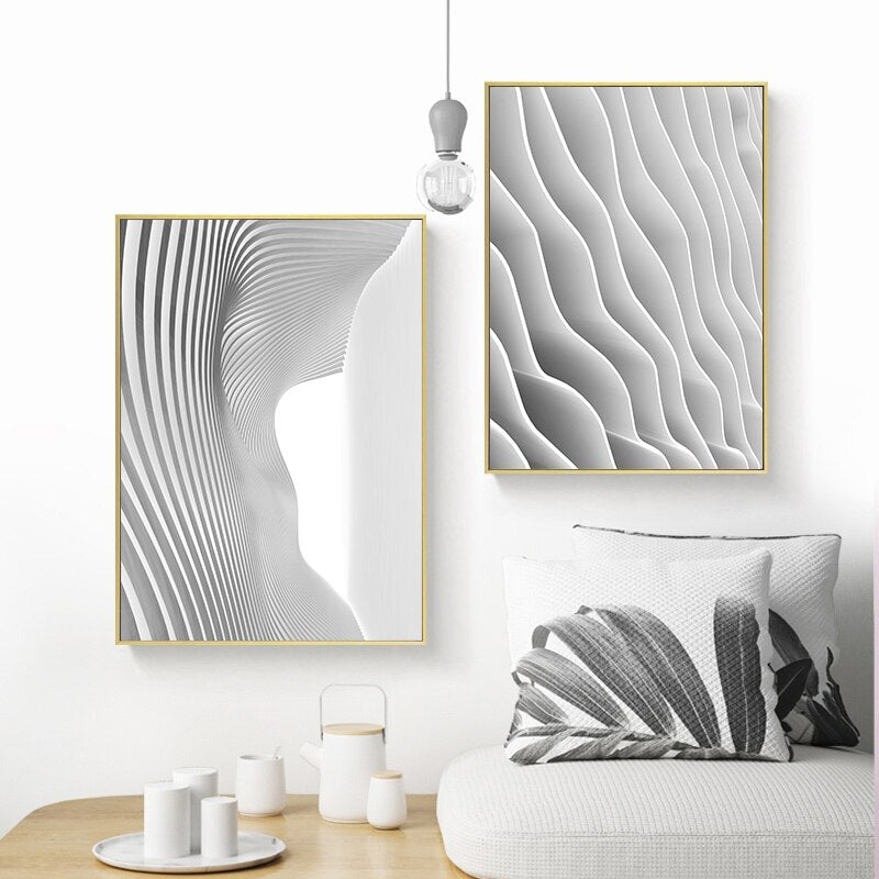 Arte abstracto negro blanco edificio cuadro sobre lienzo para pared decoración moderna para el hogar carteles e impresiones cuadros de pared para sala de estar