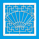 12-teilige 29 x 29 cm hängende Paravents Wohnzimmer Teile von Paneelen Trennwand Kunst DIY Dekoration weißes Holz Kunststoffgarn