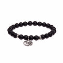 Charm Retro Buddha Bead Armband Männer Schwarz Naturstein Chakra Armbänder Erkek Bileklik Armband Homme AB226