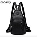 Damen Mode Rucksäcke Schulter Schultaschen für Mädchen im Teenageralter Preppy Style Sackpack PU Leder Rucksack Damen Rucksack