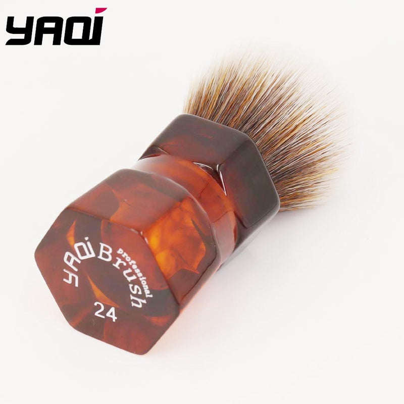 YAQI 24mm Moka Express Synthetic Hair Barbe Mens Shaving Brush