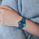 LIGE, relojes para mujer, marca superior, reloj resistente al agua de lujo, reloj de pulsera informal ultrafino de acero inoxidable para mujer, reloj de cuarzo