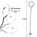 Lámpara de tatuaje con abrazadera, lámpara LED USB, luz fría, maquillaje de cejas, equipo iluminador, tatuaje mejorado, arte de uñas, herramientas de salón de belleza