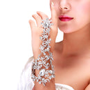 Brautarmbänder Hochzeit Zubehör Handketten Armband Frauen Strass Schmuck Brautjungfer Armbänder &amp; Armreifen
