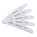 5 teile/los Weiße Nagelfeile Schleifen Polierblöcke 100/180 Körnung Nagellack Feilen Maniküre Pediküre Nail Art Care Tools