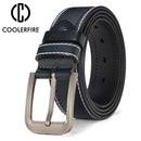 Men Genuine Leather Designer Belts Luxury Fashion Trouser Waistband Stylish Casual Belts With Black,Brown,Navy,Orange Color