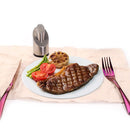 Salz- und Pfefferstreuer-Set für Gewürze mit Löchern, hochwertige Küchenwerkzeuge aus 304 Edelstahl von Leeseph