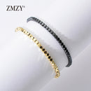 ZMZY Neue Mode Minimalistische Handgemachte Boho Armband Stein Hämatit Perlen Armband Schmuck Geschenk Freundschaft Frauen Zubehör