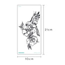 Tatuajes de brazalete temporal a prueba de agua tatuaje temporal pegatina flor loto tatuaje manga mujeres muñeca brazo mangas tatuaje falso chica