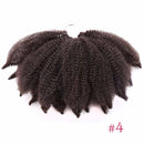 Amir Soft Afro kinky Curly Twist Trenzas Crochet Hair Extensiones de cabello trenzado sintético para mujeres negras / blancas