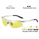 Aluminum Magnesium Photochromic Polarized Sunglasses Men Driving Glasses Day Night Vision Driver Goggles Oculos De Sol Masculino