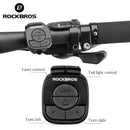 ROCKBROS Fahrradrücklicht USB wiederaufladbar kabellos wasserdicht MTB Sicherheit Intelligente Fernbedienung Blinker Fahrradlicht Lampe