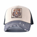 Hysteresenhut Hip Hop Trucker Hüte für Männer Atmungsaktives Mesh Knochen Sommer Tiger Baseball Caps Frauen Patch Drake Casquette Gorras Hombre