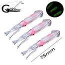 10PCS/LOT Fishing Squid Lures Soft Trulinoya Fishing Jigging Lure Spinnerbait Sea Fishing Squid Jigs Artificial Bait Soft Lure