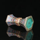 Emaille Qianlong Jahr der Qing-Dynastie Goldene sechseckige Vase Antikes Porzellan Sammlung von antikem Porzellan