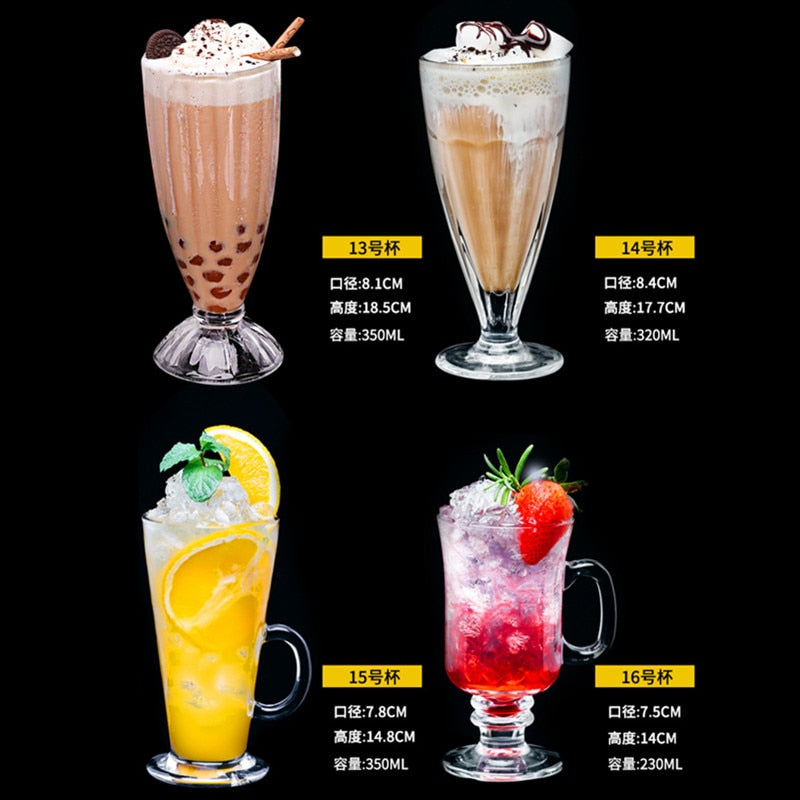 Creative Coctail Cocktail Glass Cup Juice Glass barware Cup Summer Sand Ice Cream cup Drinkware Beer Milk-shake Fruit Tea glass