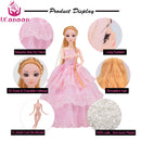 Doll With 83 Accessories DIY Dressup Toys For Girls Fashionista Ultimate Fashion Princess Dolls Set
