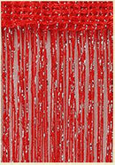 3x2.6m String Curtain Shiny Tassel Line Curtains Window Door Divider Drape Living Room Decor Valance