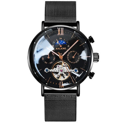 SSS Qualität AILANGHerrenuhr Tourbillon Minimalistische Automatikuhr neuestes Design Getriebe Armbanduhren Diesel mechanische Uhr Herren