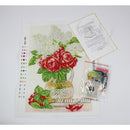 28,5 x 41 cm Präzise bedruckte Kristallperlen-Stickpackungen Blumen Vase Perlenstickerei Handwerk Handarbeiten DIY Perlen Kreuzstich APT576